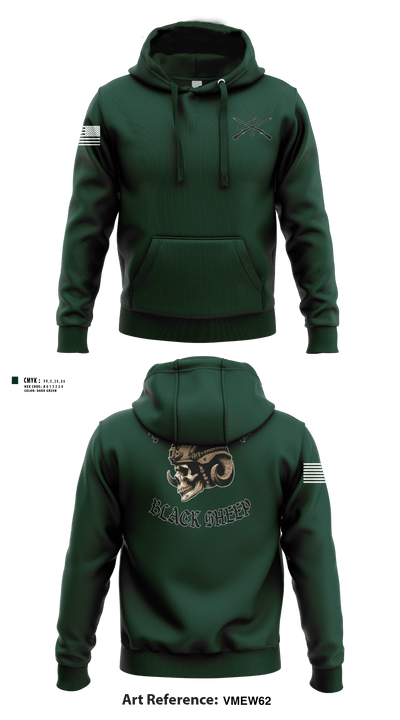 3rd PLT Black Sheep 32884167 Hoodie - 88