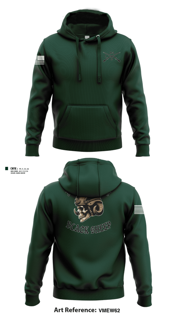 Hoodie, 3rd PLT Black SheepDelta company 114, Army, Teamtime, Team time, sublimation, custom sports apparel, team uniforms, spirit wear, spiritwear, sports uniforms, custom shirts, team store, custom team store, fundraiser sports, apparel fundraiser