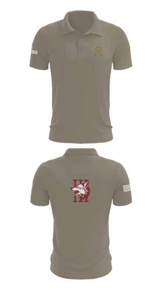 Short Sleeve Performance Polo, Apache company, 4-6 IN, Army, Teamtime, Team time, sublimation, custom sports apparel, team uniforms, spirit wear, spiritwear, sports uniforms, custom shirts, team store, custom team store, fundraiser sports, apparel fundraiser