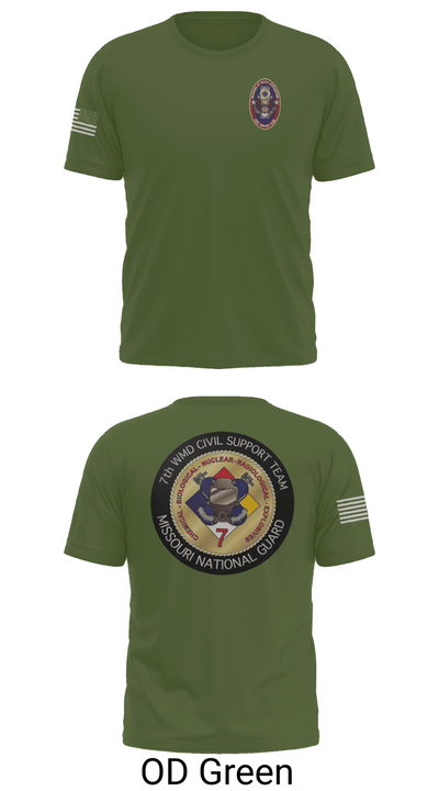 7th CST 5552337 Short Sleeve Performance Shirt - 56