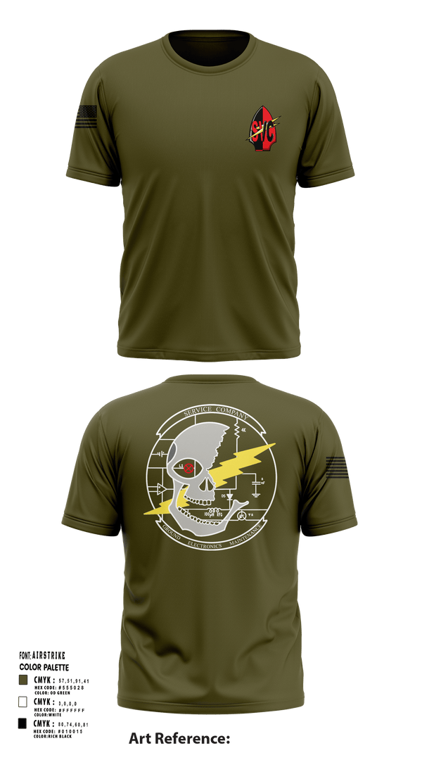 7th Communication Bn 61854612 Short Sleeve Performance Shirt - 123