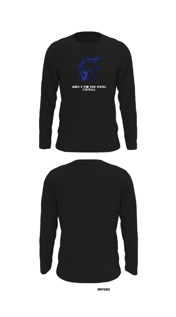 Long Sleeve Performance Shirt, James B Hunt High School Football, Football, Teamtime, Team time, sublimation, custom sports apparel, team uniforms, spirit wear, spiritwear, sports uniforms, custom shirts, team store, custom team store, fundraiser sports, apparel fundraiser