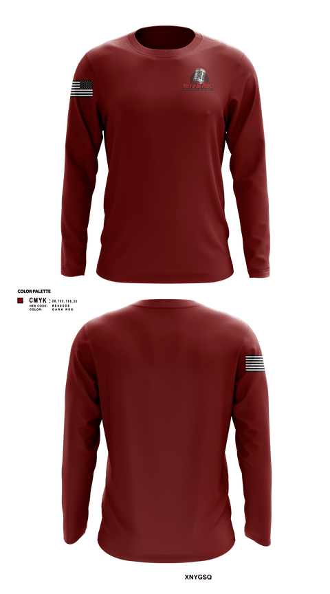 Long Sleeve Performance Shirt, Voice of The People USA Radio Network, , Teamtime, Team time, sublimation, custom sports apparel, team uniforms, spirit wear, spiritwear, sports uniforms, custom shirts, team store, custom team store, fundraiser sports, apparel fundraiser