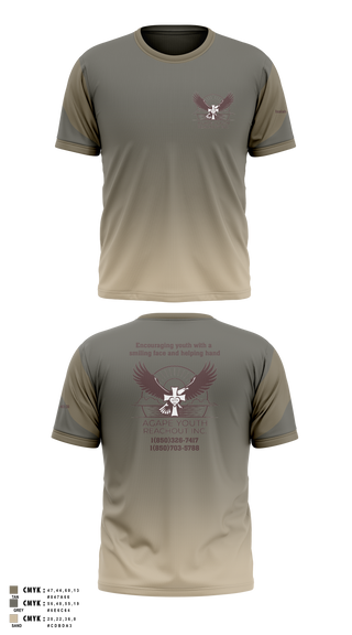 Short Sleeve Performance Shirt, Agape Youth Reachout inc, , Teamtime, Team time, sublimation, custom sports apparel, team uniforms, spirit wear, spiritwear, sports uniforms, custom shirts, team store, custom team store, fundraiser sports, apparel fundraiser