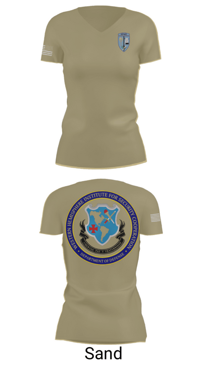 WHINSEC 71177376 Women's Short Sleeve V-neck Shirt - 88