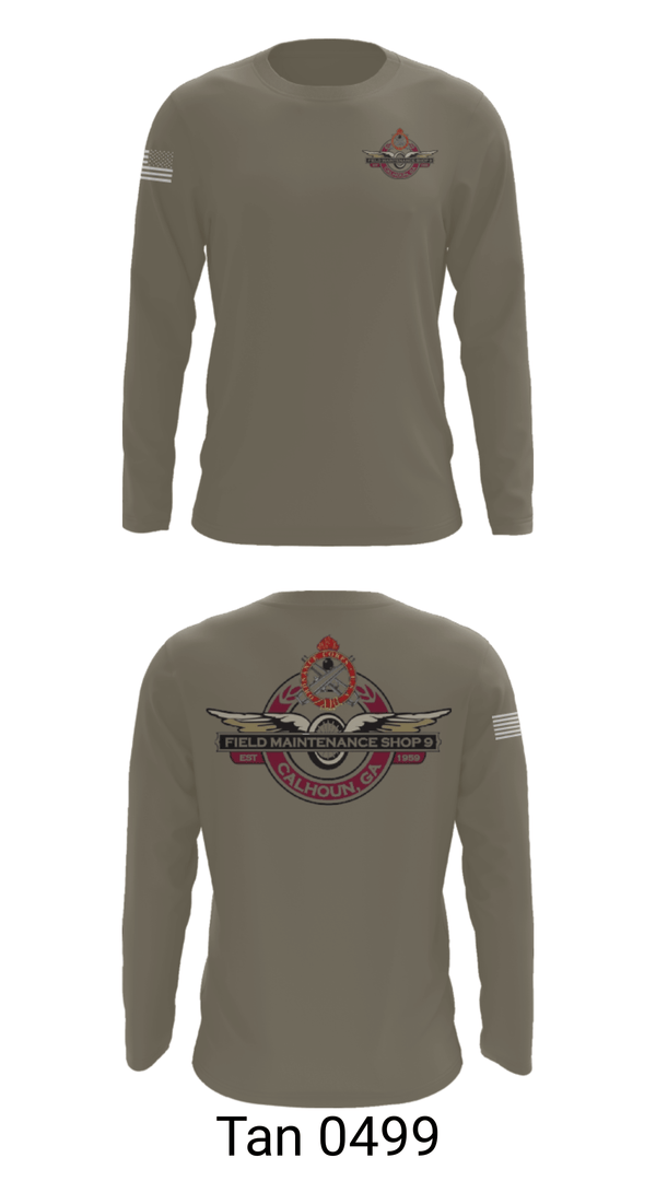 Long Sleeve Performance Shirt, FMS Calhoun, National Guard, Teamtime, Team time, sublimation, custom sports apparel, team uniforms, spirit wear, spiritwear, sports uniforms, custom shirts, team store, custom team store, fundraiser sports, apparel fundraiser