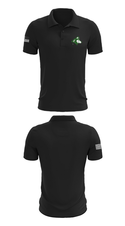 Nathan Hale High School Cross Country 11890347 Short Sleeve Performance Polo - 28