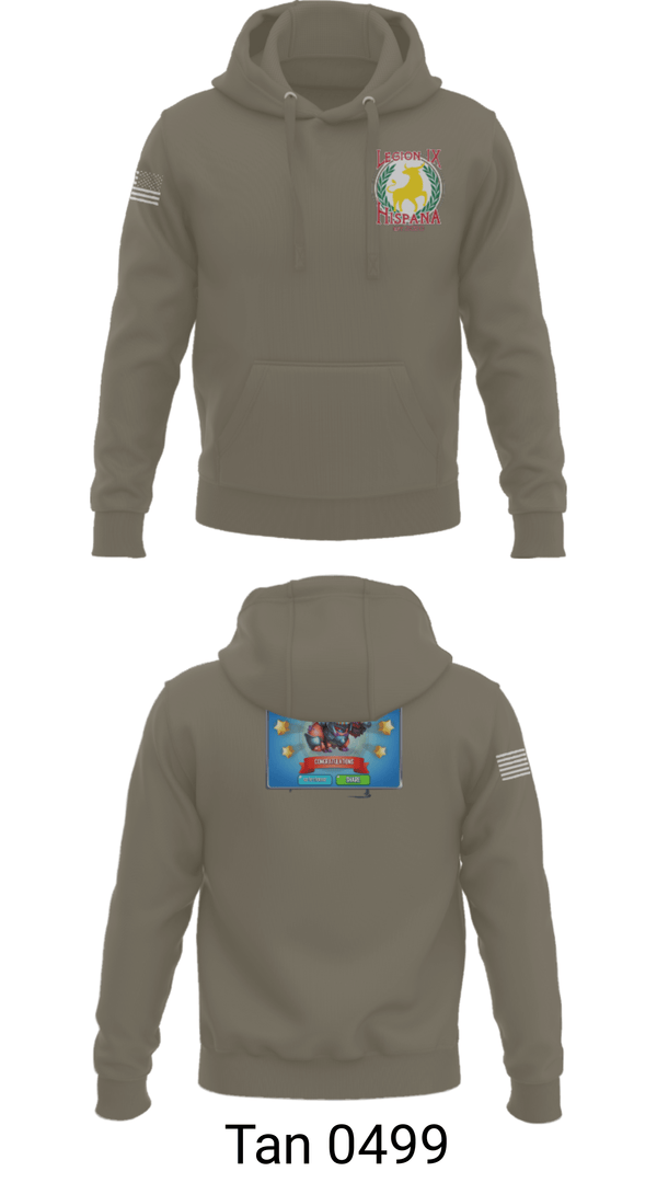 Hoodie, Legion IX, Army, Teamtime, Team time, sublimation, custom sports apparel, team uniforms, spirit wear, spiritwear, sports uniforms, custom shirts, team store, custom team store, fundraiser sports, apparel fundraiser