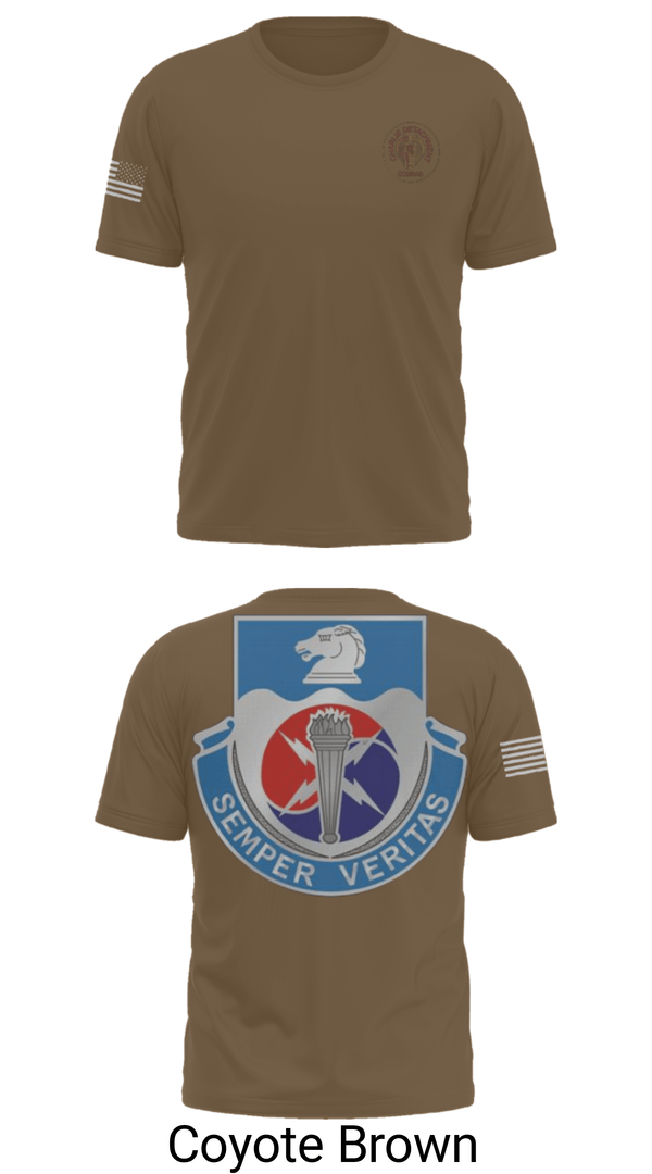 Short Sleeve Performance Shirt, 312TH MI BN, CHARLIE DETACHMENT, Army, Teamtime, Team time, sublimation, custom sports apparel, team uniforms, spirit wear, spiritwear, sports uniforms, custom shirts, team store, custom team store, fundraiser sports, apparel fundraiser