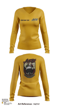 162 AFE 73313729 Women's Long Sleeve V-neck Shirt - 163