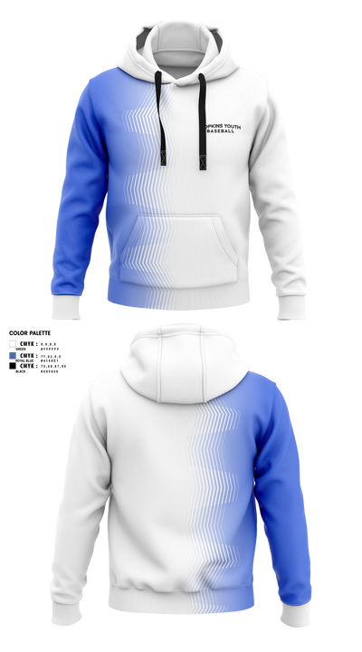 Hopkins Youth Baseball Association 63063928 Hoodie - 1