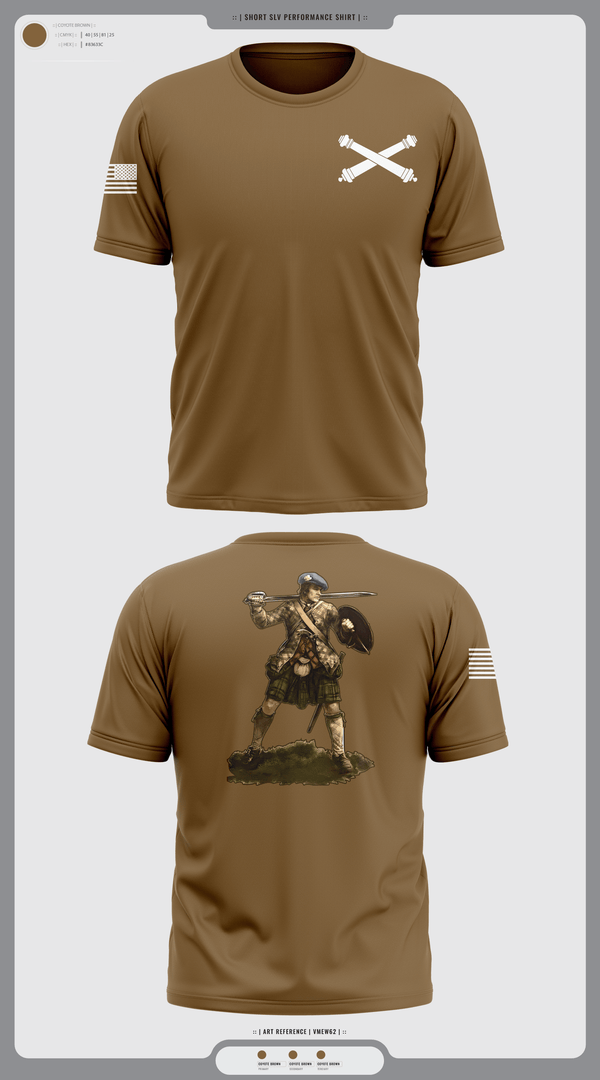 B BRTY 119th FA 54771555 Short Sleeve Performance Shirt - 1