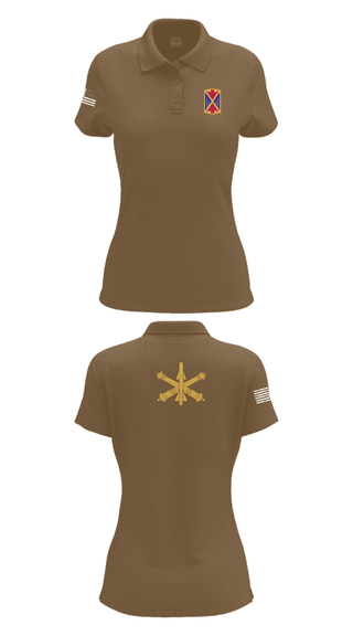 Womens Short Sleeve Performance Polo, 10th Army Air and Missile Command, Army, Teamtime, Team time, sublimation, custom sports apparel, team uniforms, spirit wear, spiritwear, sports uniforms, custom shirts, team store, custom team store, fundraiser sports, apparel fundraiser