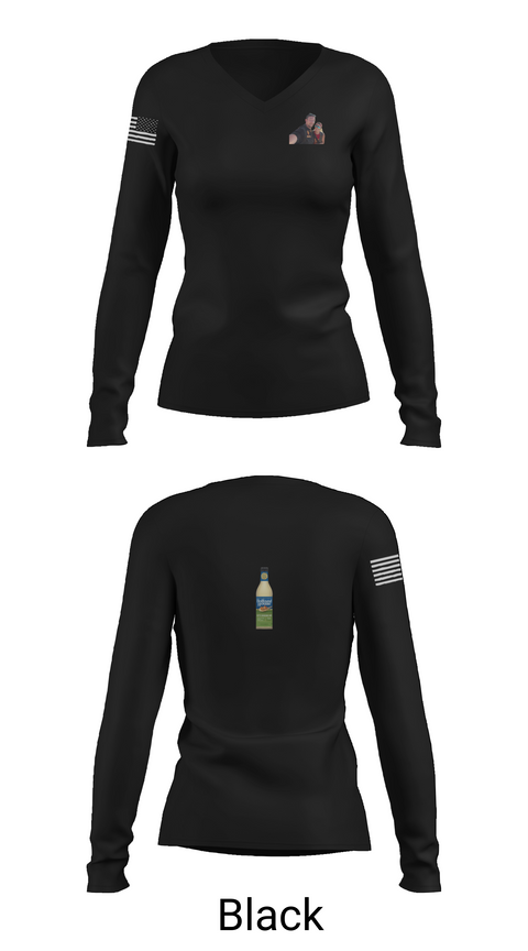 Womens Long Sleeve Vneck Shirt, Patriot On-Site LLC, , Teamtime, Team time, sublimation, custom sports apparel, team uniforms, spirit wear, spiritwear, sports uniforms, custom shirts, team store, custom team store, fundraiser sports, apparel fundraiser