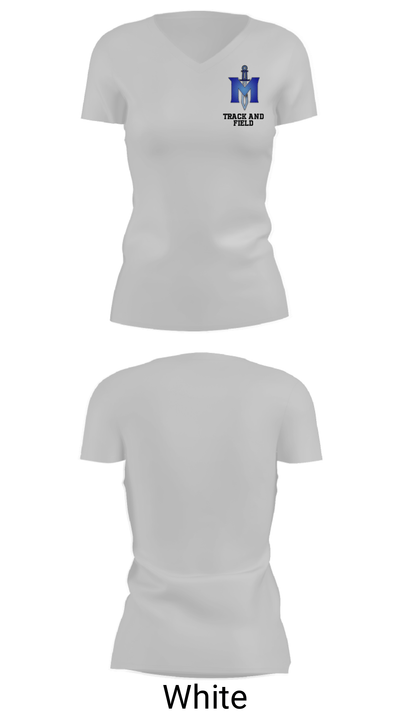 iMater Knights 12068030 Women's Short Sleeve V-neck Shirt - 7