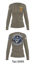 TS FEDERAL PRIVATE SECURITY & BODYGUARD 72741630 Women's Long Sleeve V-neck Shirt - 73