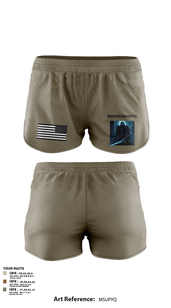 Ranger Panties, Death Knights, Army, Teamtime, Team time, sublimation, custom sports apparel, team uniforms, spirit wear, spiritwear, sports uniforms, custom shirts, team store, custom team store, fundraiser sports, apparel fundraiser