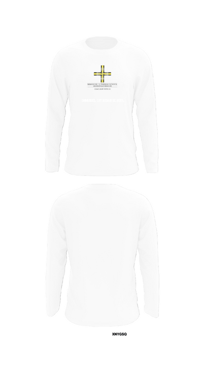 Immanuel Lutheran School 70658929 Long Sleeve Performance Shirt - 8