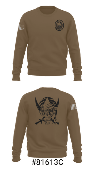 Crew Neck Sweatshirt, , Army, Teamtime, Team time, sublimation, custom sports apparel, team uniforms, spirit wear, spiritwear, sports uniforms, custom shirts, team store, custom team store, fundraiser sports, apparel fundraiser