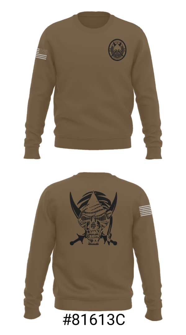 Crew Neck Sweatshirt, , Army, Teamtime, Team time, sublimation, custom sports apparel, team uniforms, spirit wear, spiritwear, sports uniforms, custom shirts, team store, custom team store, fundraiser sports, apparel fundraiser