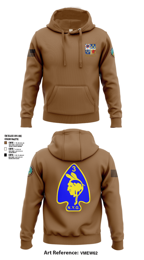 Hoodie, 56th  Company 3rd Platoon, National Guard, Teamtime, Team time, sublimation, custom sports apparel, team uniforms, spirit wear, spiritwear, sports uniforms, custom shirts, team store, custom team store, fundraiser sports, apparel fundraiser