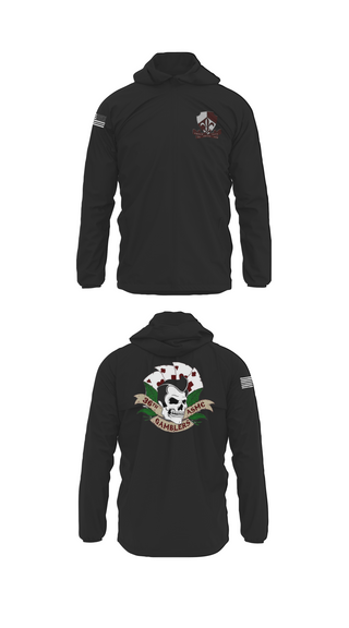 Windbreaker, Gamblers, Army, Teamtime, Team time, sublimation, custom sports apparel, team uniforms, spirit wear, spiritwear, sports uniforms, custom shirts, team store, custom team store, fundraiser sports, apparel fundraiser