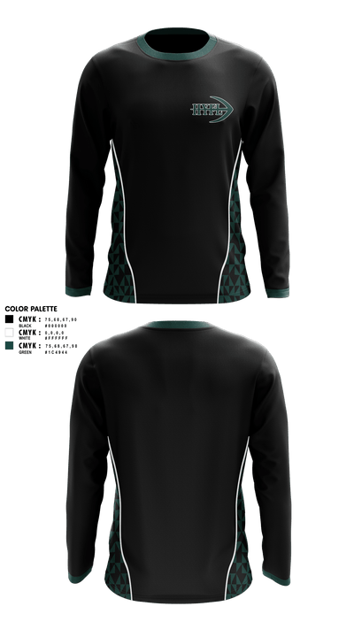 HUNTSVILLE YOUTH FOOTBALL LEAGUE 87794547 Long Sleeve Performance Shirt - 1