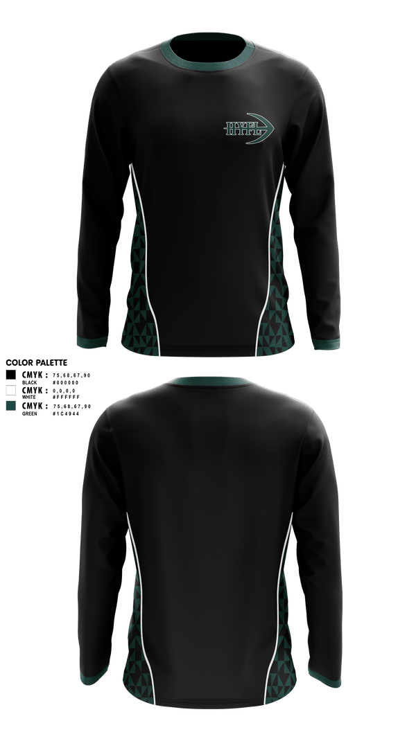 Long Sleeve Performance Shirt, HUNTSVILLE YOUTH FOOTBALL LEAGUE, Spirit Store, Teamtime, Team time, sublimation, custom sports apparel, team uniforms, spirit wear, spiritwear, sports uniforms, custom shirts, team store, custom team store, fundraiser sports, apparel fundraiser
