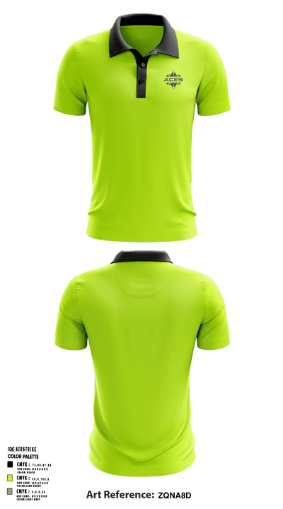 Georgia Aces 68978353 Short Sleeve Performance Polo - 4