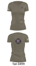Tony Volunteer Fire Department 50569344 Women's Short Sleeve V-neck Shirt - 68