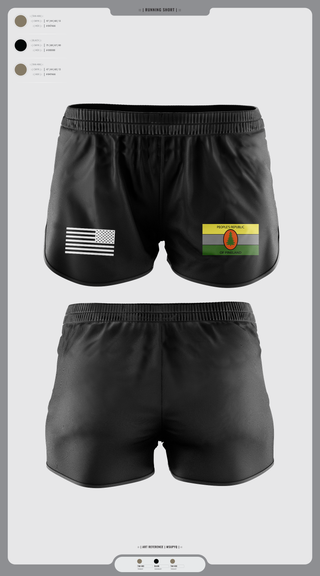 Womens Shorts, 5/19th SFG, National Guard, Teamtime, Team time, sublimation, custom sports apparel, team uniforms, spirit wear, spiritwear, sports uniforms, custom shirts, team store, custom team store, fundraiser sports, apparel fundraiser