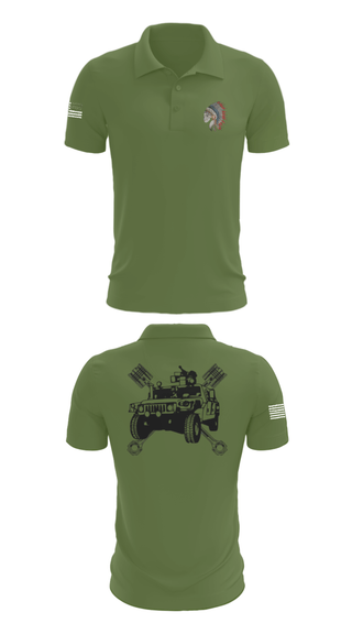 Short Sleeve Performance Polo, FMS 1, OKARNG, , Teamtime, Team time, sublimation, custom sports apparel, team uniforms, spirit wear, spiritwear, sports uniforms, custom shirts, team store, custom team store, fundraiser sports, apparel fundraiser
