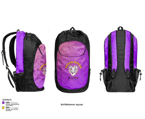 Gear Bag, South Haven Rocket Football, Football, Teamtime, Team time, sublimation, custom sports apparel, team uniforms, spirit wear, spiritwear, sports uniforms, custom shirts, team store, custom team store, fundraiser sports, apparel fundraiser