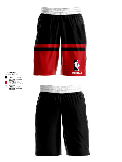 Next Level Pro Am Basketball Association 92958331 Mens Basketball Shorts 1