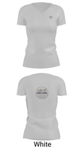 Armstrong Towing & Recovery LLC 19336053 Women's Short Sleeve V-neck Shirt - 19