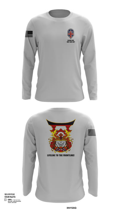 343rd Medical Hospital Augmentation Detachment 45513256 Long Sleeve Performance Shirt - 156