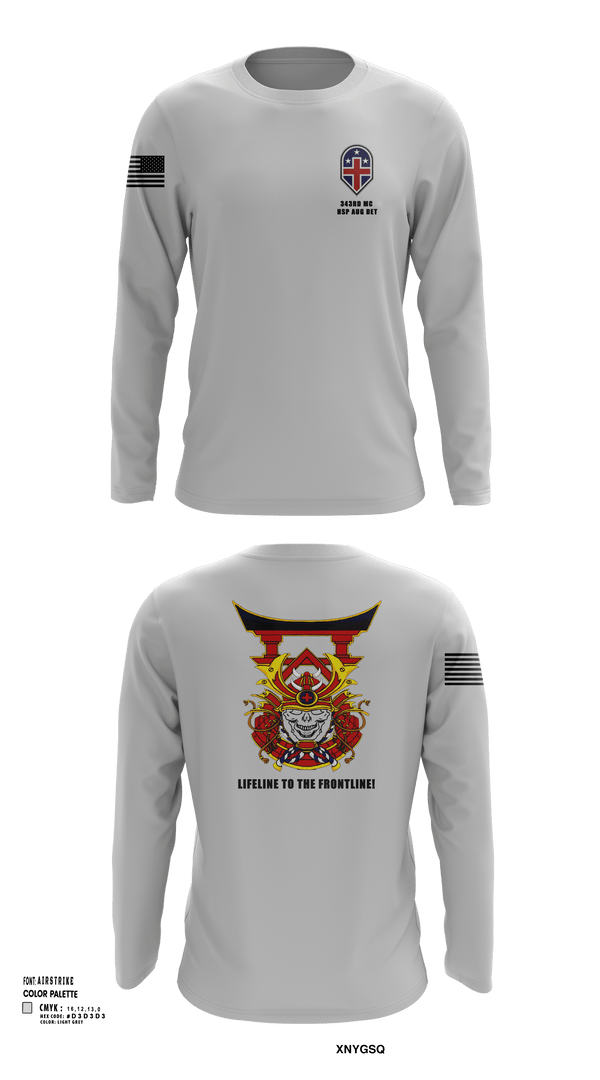 Long Sleeve Performance Shirt, 343rd Medical Hospital Augmentation Detachment, , Teamtime, Team time, sublimation, custom sports apparel, team uniforms, spirit wear, spiritwear, sports uniforms, custom shirts, team store, custom team store, fundraiser sports, apparel fundraiser