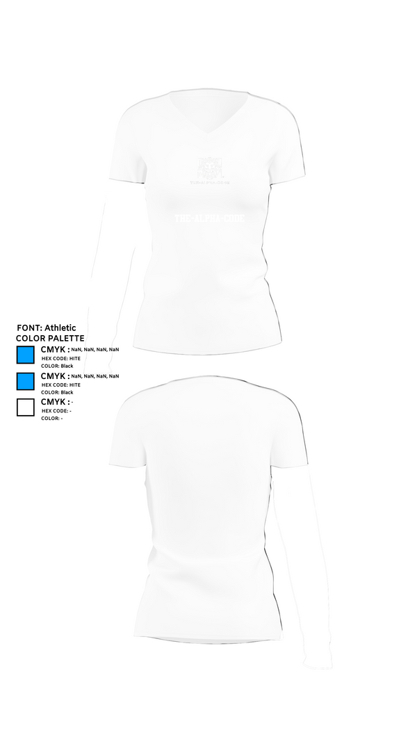 Womens Short Sleeve Vneck Shirt, The-alpha-code, , Teamtime, Team time, sublimation, custom sports apparel, team uniforms, spirit wear, spiritwear, sports uniforms, custom shirts, team store, custom team store, fundraiser sports, apparel fundraiser