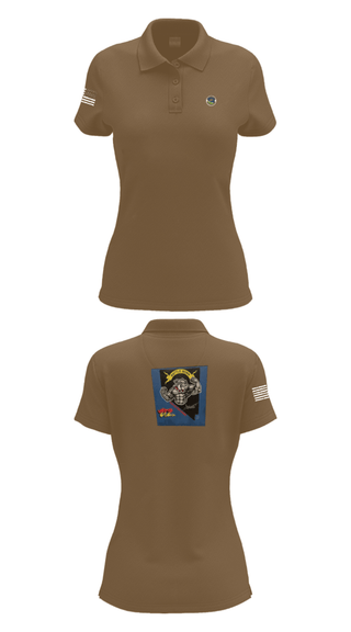 Women's Short Sleeve Performance Polo, 152 Port Dawgs, Air Force, Teamtime, Team time, sublimation, custom sports apparel, team uniforms, spirit wear, spiritwear, sports uniforms, custom shirts, team store, custom team store, fundraiser sports, apparel fundraiser