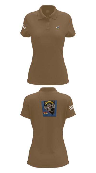 152 Port Dawgs 71317587 Women's Short Sleeve Performance Polo  - 15
