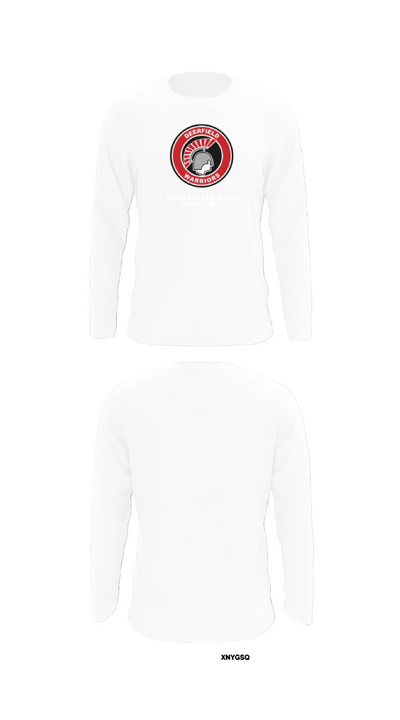 Deerfield High School Cross Country 52839866 Long Sleeve Performance Shirt - 8