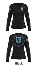 WHINSEC 71177376 Women's Long Sleeve V-neck Shirt - 37