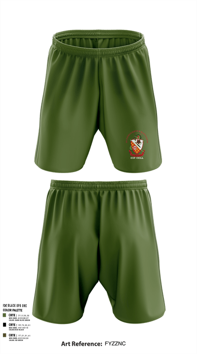 3rd Intelligence Battalion 49807001 Athletic Shorts With Pockets - 2