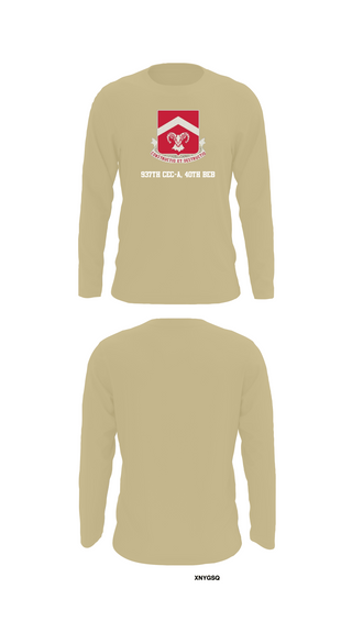 Long Sleeve Performance Shirt, 937th CEC-A, 40th BEB, Army, Teamtime, Team time, sublimation, custom sports apparel, team uniforms, spirit wear, spiritwear, sports uniforms, custom shirts, team store, custom team store, fundraiser sports, apparel fundraiser