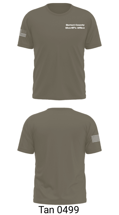 Burnet County Sheriff’s Office 18397429 Old School Cotton Feel Shirt - 40