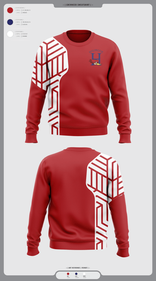 Crew Neck Sweatshirt, Holbrook High School Wrestling, Wrestling, Teamtime, Team time, sublimation, custom sports apparel, team uniforms, spirit wear, spiritwear, sports uniforms, custom shirts, team store, custom team store, fundraiser sports, apparel fundraiser