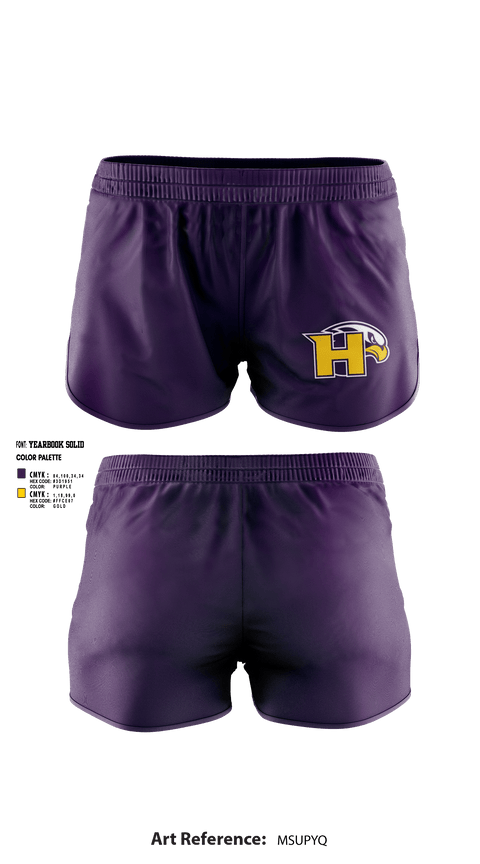 Womens Shorts, Hanford High School Volleyball, Women's Volleyball, Teamtime, Team time, sublimation, custom sports apparel, team uniforms, spirit wear, spiritwear, sports uniforms, custom shirts, team store, custom team store, fundraiser sports, apparel fundraiser