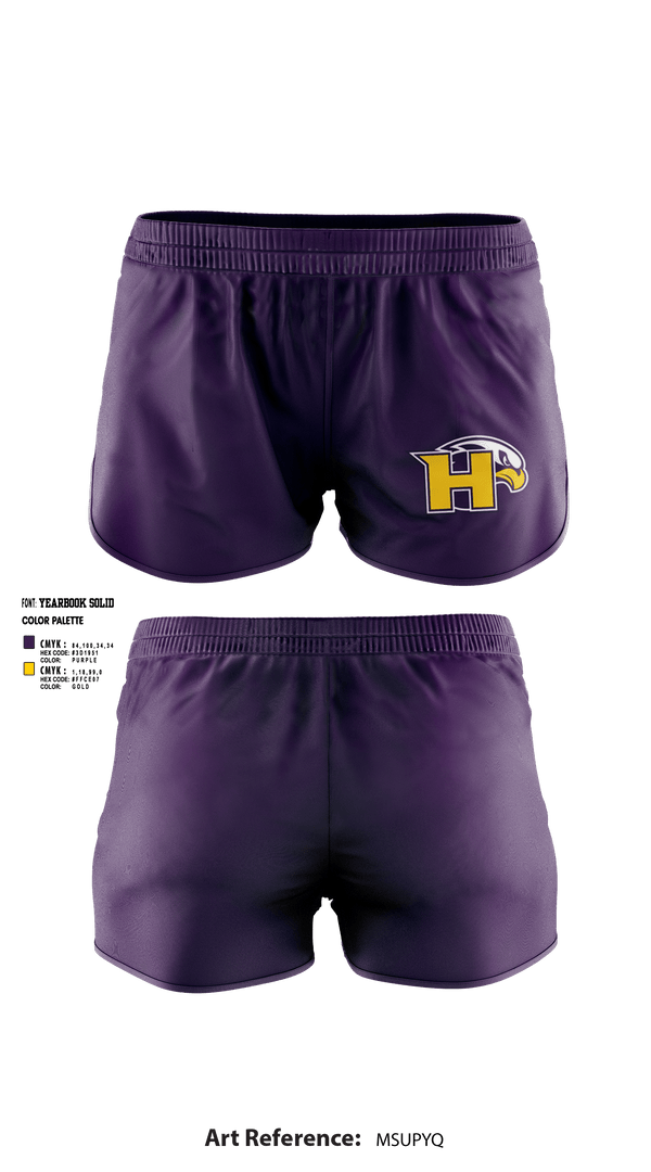 Womens Shorts, Hanford High School Volleyball, Women's Volleyball, Teamtime, Team time, sublimation, custom sports apparel, team uniforms, spirit wear, spiritwear, sports uniforms, custom shirts, team store, custom team store, fundraiser sports, apparel fundraiser