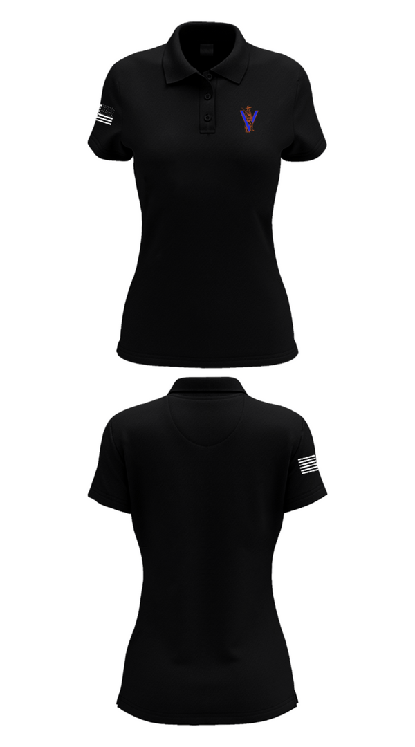 Women's Short Sleeve Performance Polo, Bowie, Wrestling, Teamtime, Team time, sublimation, custom sports apparel, team uniforms, spirit wear, spiritwear, sports uniforms, custom shirts, team store, custom team store, fundraiser sports, apparel fundraiser