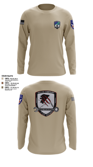 Long Sleeve Performance Shirt, A Co. 1-25 ABD Co. 1-25 AB, Army, Teamtime, Team time, sublimation, custom sports apparel, team uniforms, spirit wear, spiritwear, sports uniforms, custom shirts, team store, custom team store, fundraiser sports, apparel fundraiser
